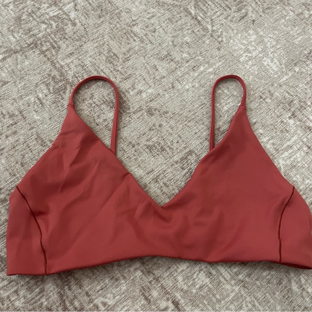 Left On Friday Pink Bikini Top with Adjustable Straps